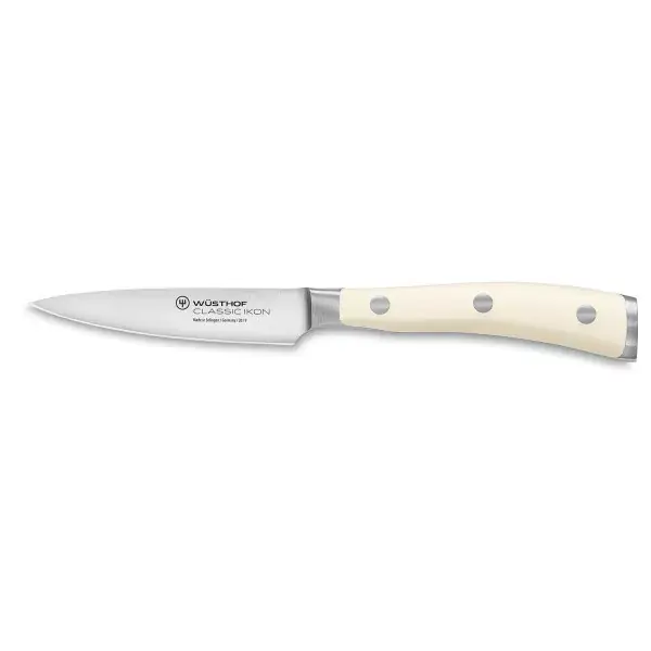 Promotion WÜSTHOF Classic Ikon Crème, Longueur de la lame 9cm, blanc, Couteau d‘Office et à Légumes, 60-1040430409