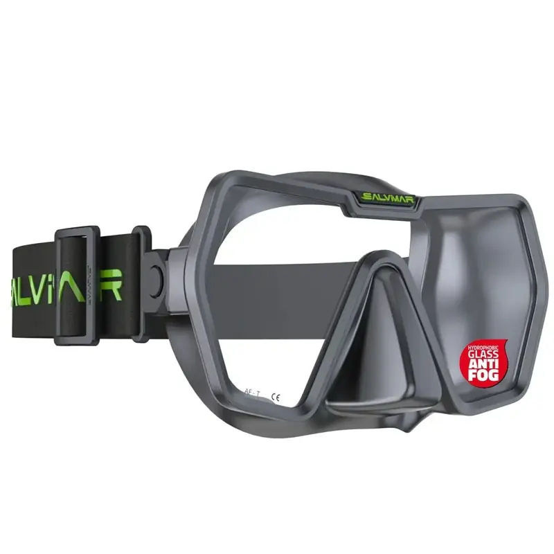 Remise Masque de plongée Salvimar Drake sangle élastique anti-buée - Gris