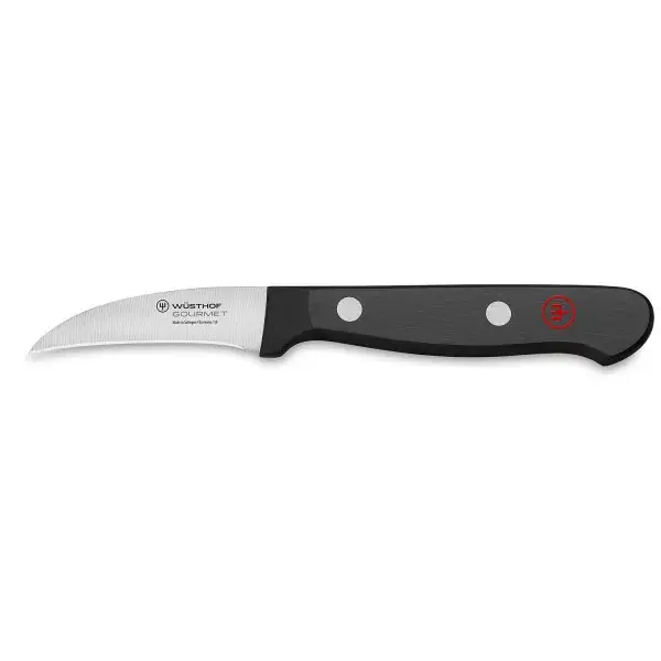 WÜSTHOF Gourmet, Longueur de la lame 6cm, noir, Couteau à Éplucher, 60-1025046706 Produit De Marque