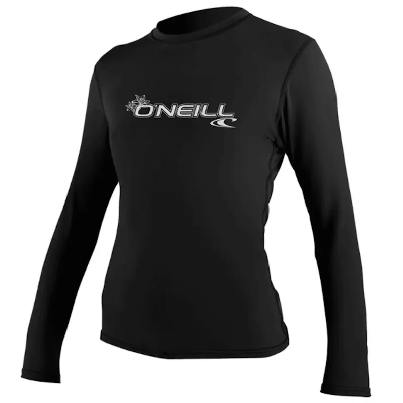 Lycra femme manches Longue O‘Neill Basic Skins Sun Shirt Noir Promotion Saisonnière