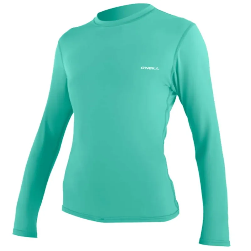 Nouveauté Lycra femme manches Longue O‘Neill Basic Skins Sun Shirt Turquoise