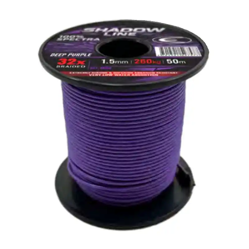 Livraison Express Shadow line 100% Spectra Epsealon 50 M 1.5 mm - Deep Purple