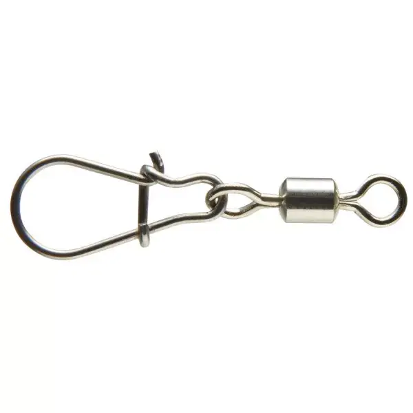 DAIWA Tournament D-Snap Swivel W, 7 pc, Agrafe avec émerillon Vente Flash