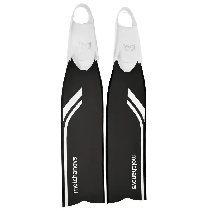 Dernière Chance Palmes apnée Molchanovs Sport Bifins Carbon Blanc - Soft - Standard - Taille 42/43