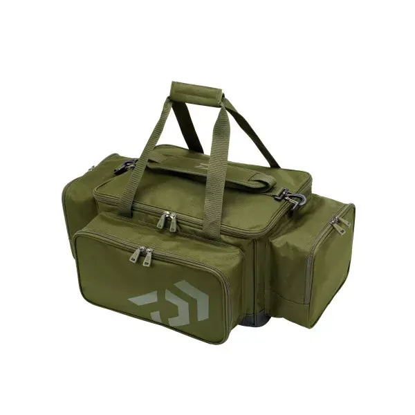 Offre Spéciale DAIWA Black Widow Low Level Carryall, BC, Sac de Pêche à la Carpe, 60x40x24cm, lazer red, 18705-045