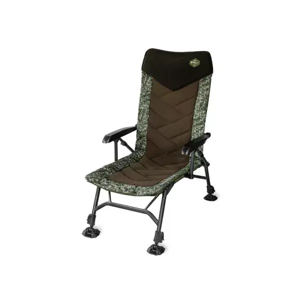 DELPHIN GUARDIAN C2G, 85x18x60cm, vert-camouflage, chaise pêche à la carpe, 101002541 Offre Spéciale