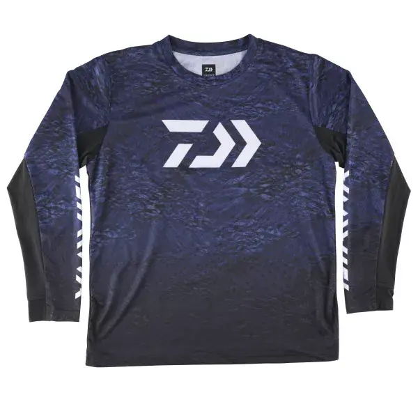 DAIWA D-VEC SUNPROTECTION Navy, bleu, Chemise à Manches Longues Achetez Aujourd'hui