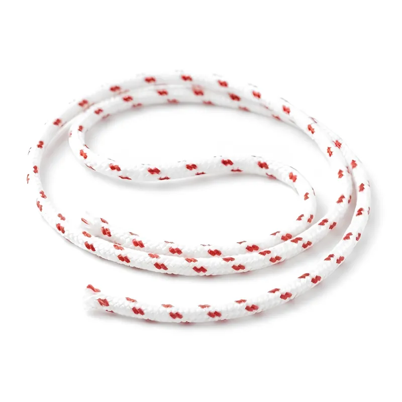 Pure dyneema Labrax montage obus 1 M Rouge/Blanche Populaire
