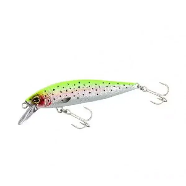 SHIMANO Cardiff Stream Flat 65ES, Leurre de Pêche, Jerkbait Commander Vite