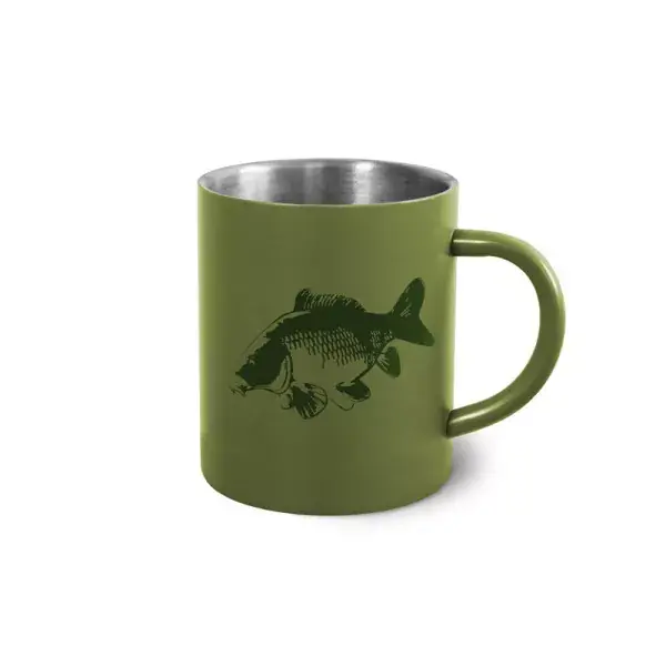 DELPHIN CARP, Tasse En Acier Inoxydable, CARP, 101002393 Populaire