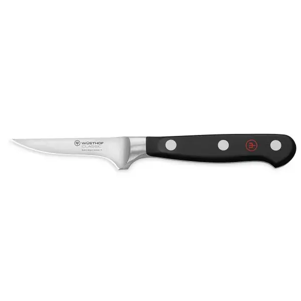 WÜSTHOF Classic, Longueur de la lame 17,1cm, noir, Couteau À Éplucher, 60-1040105007 Authentique