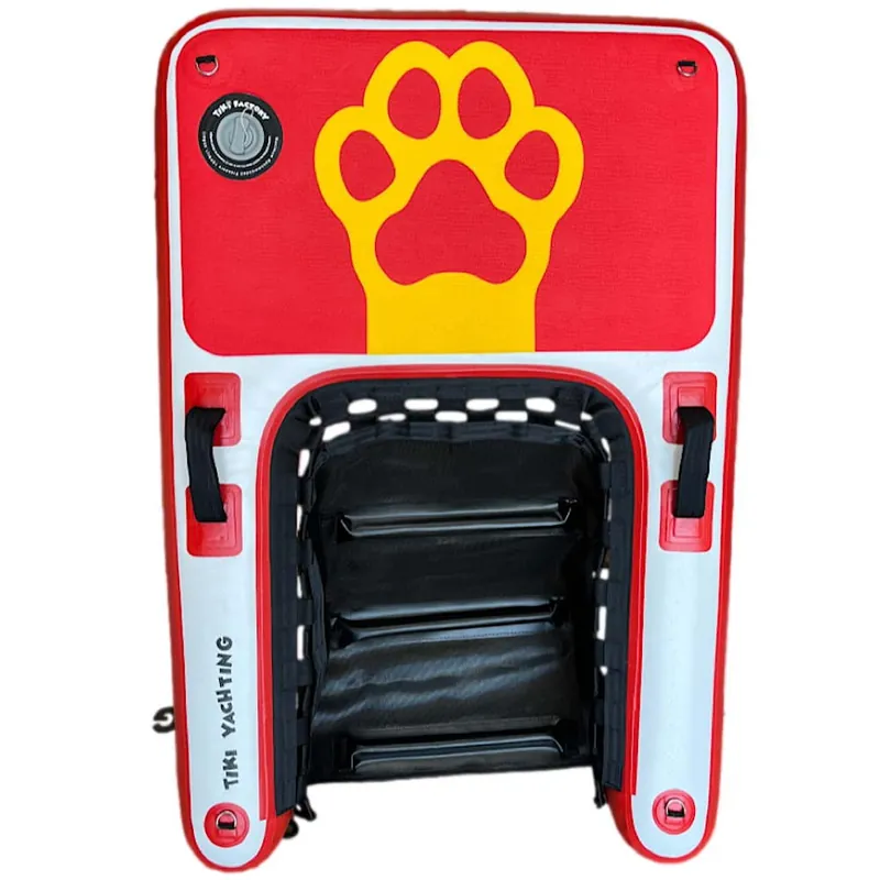 Plateforme gonflable bateau Tiki Factory rampe pour chien Pas Cher