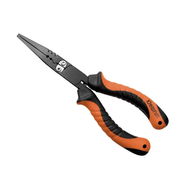 DELPHIN Pinces MULTI+CUT, pinces accessoires, 18cm, noir-Orange, 101000763 Affaire À Saisir