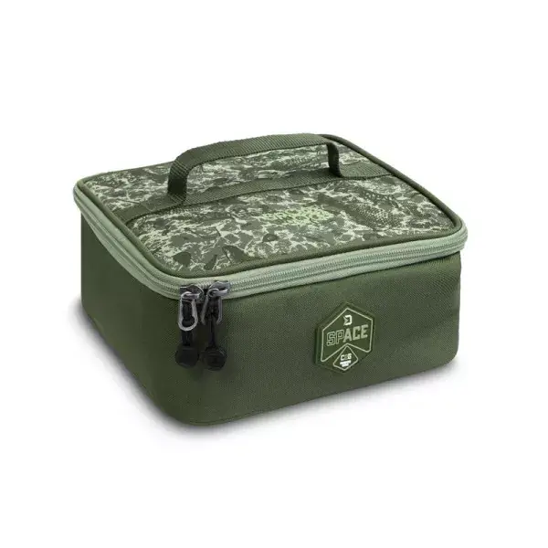 DELPHIN Sac à bobine SPACE C2G, sac d‘accessoires, 25x25x10cm, vert-camouflage, 101003740 Certifié