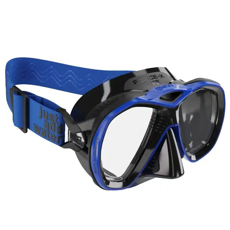 Masque de plongée Mares Force-X Lite - Noir/Bleu Livraison Express