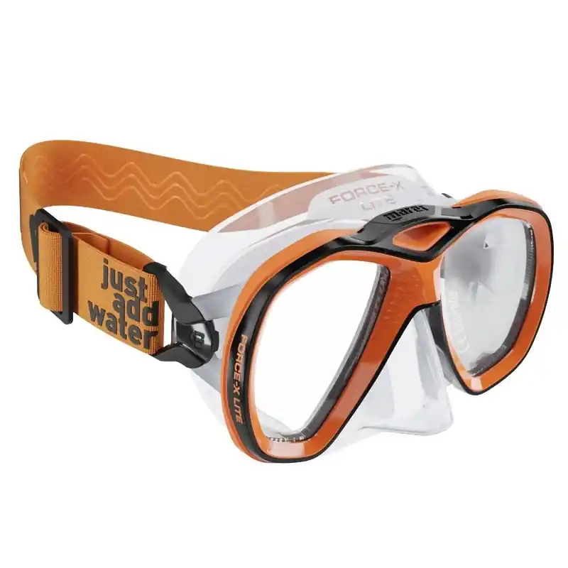 Quantité Limitée Masque de plongée Mares Force-X Lite - Transparent/Orange