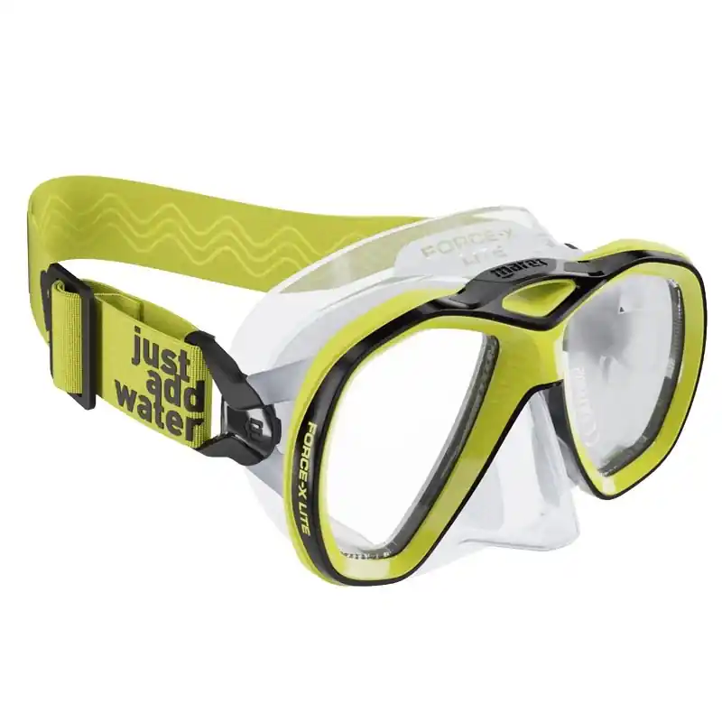 Dernière Chance Masque de plongée Mares Force-X Lite - Transparent/Lime