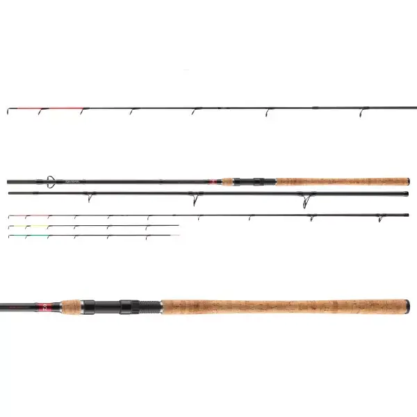 Haute Qualité DAIWA Ninja X Feeder, 6 elements, Canne À Pêche Au Feeder