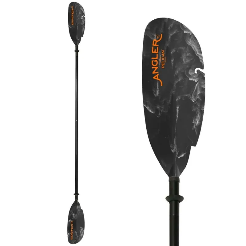 Pagaie kayak Pelican Poseidon Angler alu 2 parties 240 cm Black Marble Soldes