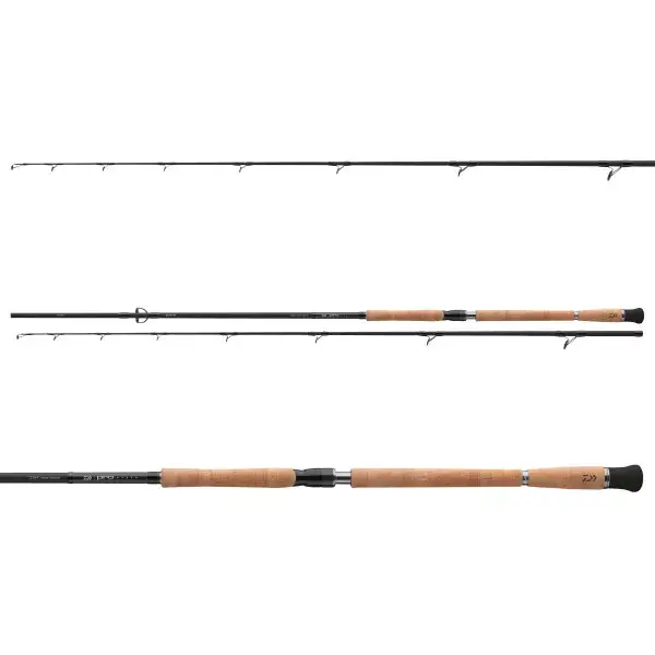 DAIWA PRO STAFF CATFISH SPIN, 2,6m, 8,53ft, 80-240g, 2 elements, Canne À Pêche Spinning, 11320-260 Promotion Saisonnière