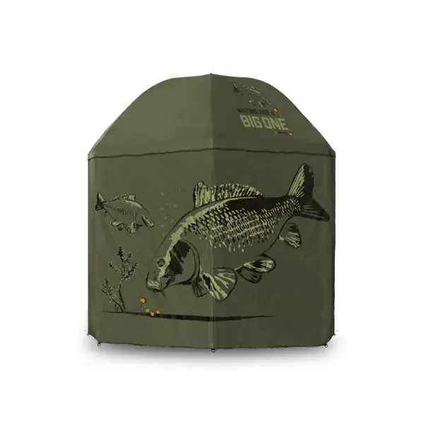 Bon Plan DELPHIN BigONE CARP, Parasol avec paroi latérale, 200x13x10cm, vert, 101004401