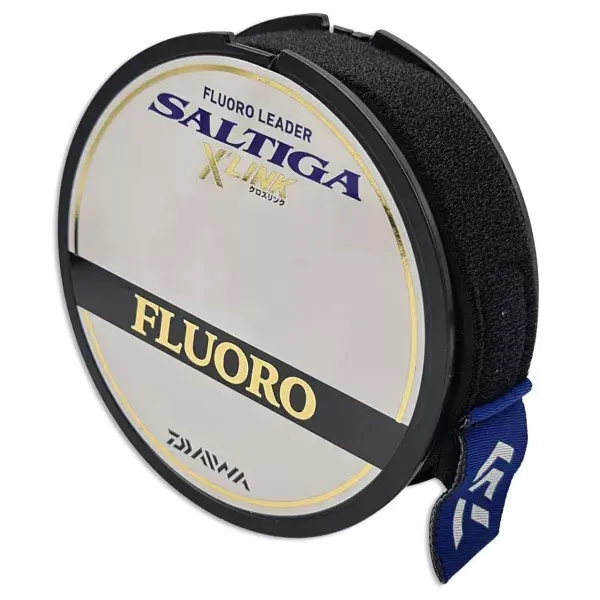 DAIWA SALTIGA X‘LINK FLUOROCARBON LEADER, 30m, transparent, Ligne De Pêche Bas De Ligne Réduction