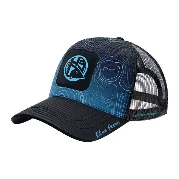 Nouvel Arrivage HOTSPOT DESIGN Cap Bathymetry, one size, bleu, UNISEXE, 010103099