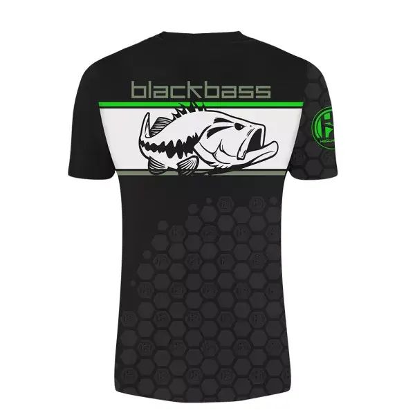 Soldes HOTSPOT DESIGN Linear Black Bass, noir, T-Shirt
