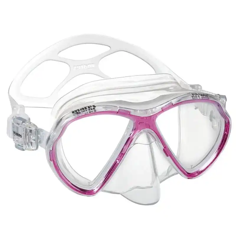 Masque de snorkeling Mares Panak Mid Transparent/rose Dernier Modèle