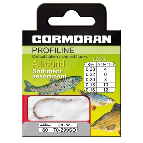 Meilleur Choix CORMORAN Gamme de crochets polyvalents PROFILINE, 60cm, 70-299SO