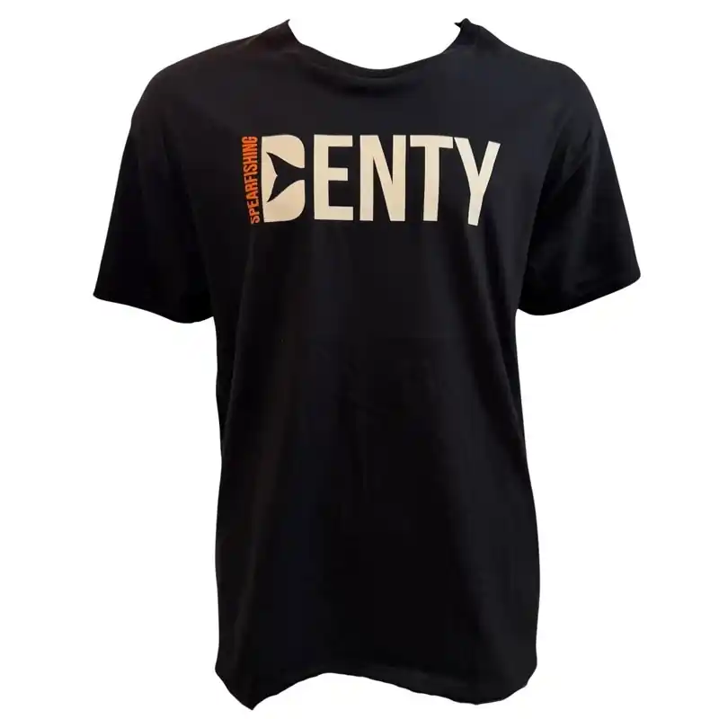 T-shirt Denty Spearfishing Classique Noir Meilleur Choix