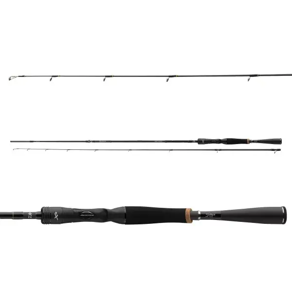 DAIWA PROREX XR FINESSE CASTER, Tubular-Tip, 2,2m, 7,22ft, 5-14g, 2 elements, Canne À Pêche Appât, extra fast, 11336-220 Commander Vite
