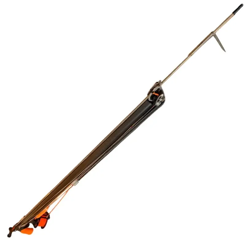 Arbalète chasse sous marine Denty Spearfishing Black Carbon Stato Roller Os de Seiche – 105 cm Commander Vite