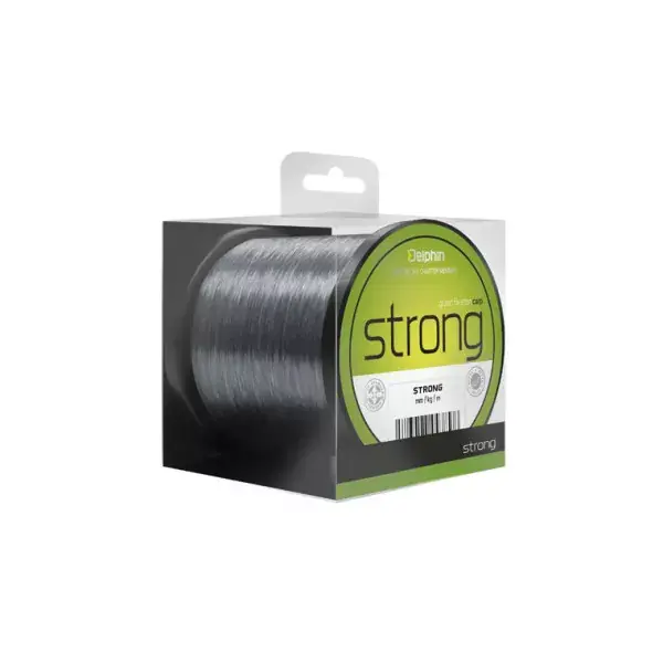 DELPHIN STRONG Carp, gris, Ligne de pêche à la carpe monofilament Petit Prix