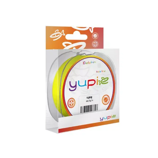 DELPHIN YUPIE, 300m, jaune, Ligne de pêche monofilament Usine Directe
