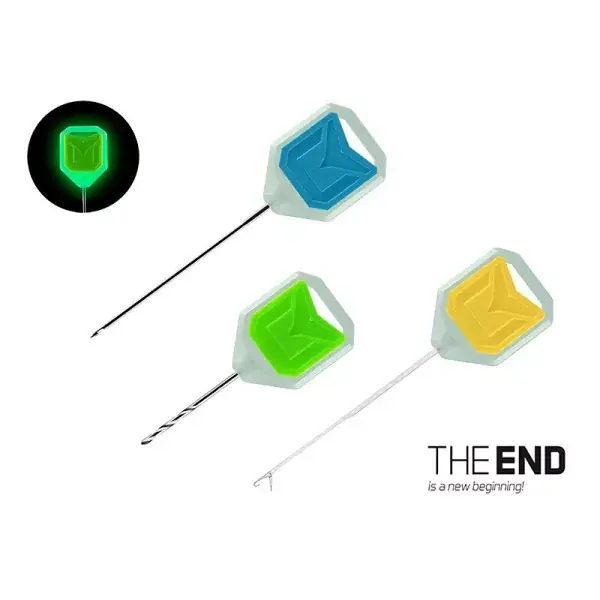 DELPHIN T-END Grip 3XF, Jeu d‘aiguilles fluo et perceuse, 101003215 Offre Spéciale