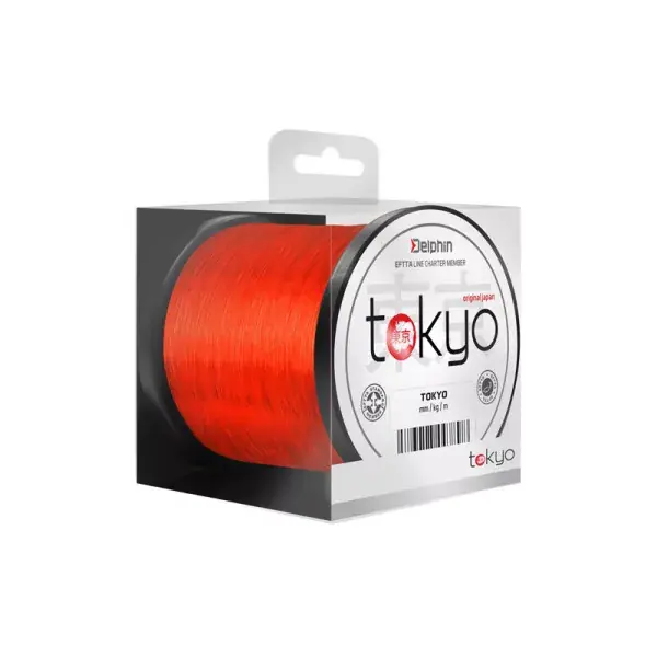 DELPHIN TOKYO, Orange, Ligne de pêche à la carpe monofilament Commander Maintenant