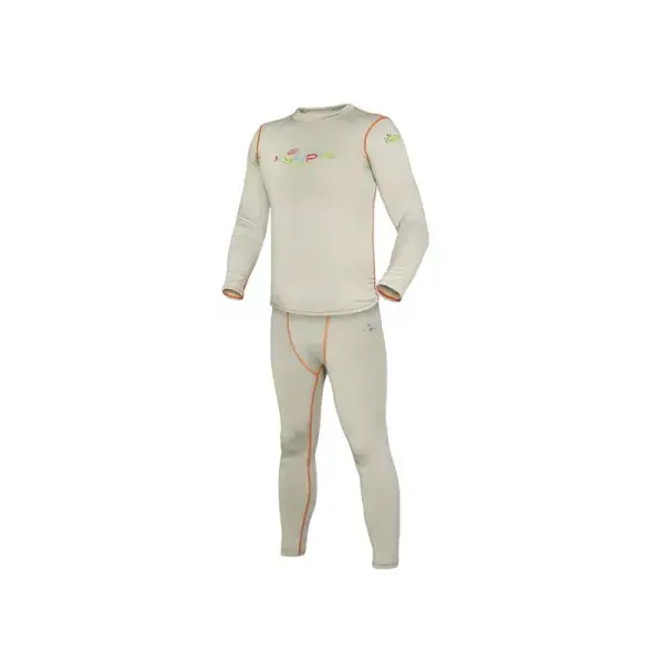 DELPHIN YUPIE Ensemble thermique enfant, beige-néon, Haut + Bas Seulement Aujourd'hui
