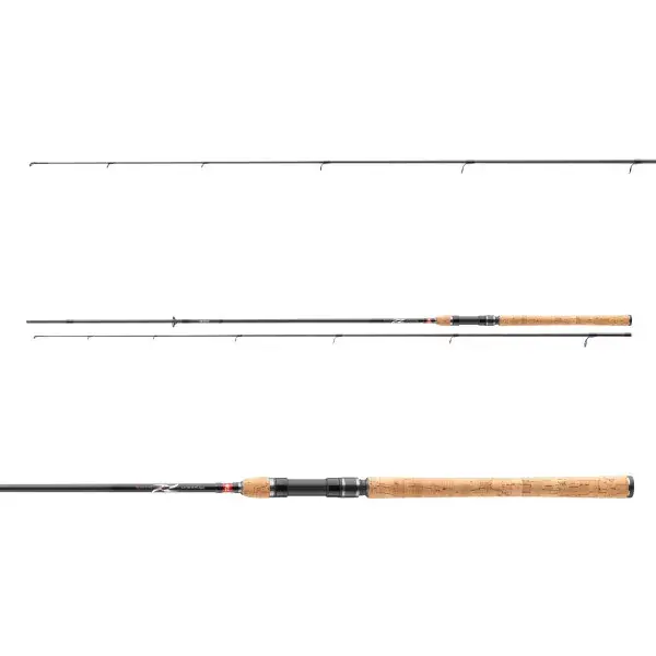 Réduction DAIWA Ninja X Jiggerspin, 2 elements, Canne à pêche Jig-Spin, extra rapide / rapide