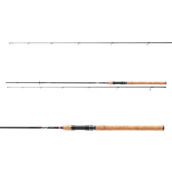 DAIWA Ninja X Light Spin, 4-18g, 2 elements, Canne à pêche spinning, fast Dernier Modèle