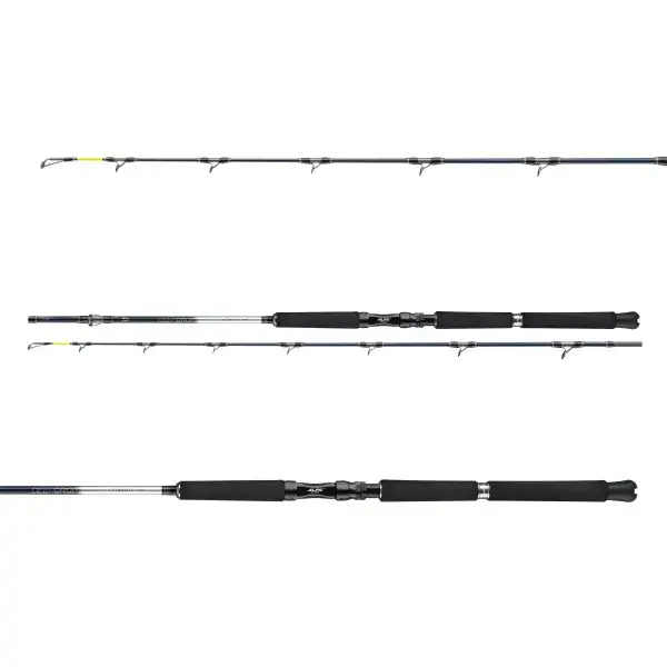 Authentique DAIWA Leobritz Deepdrop, 2,15m, 7,05ft, 200-600g, 2 elements, Canne à Pêche de Bateau, moyen rapide, 11807-215