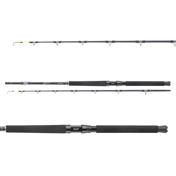 DAIWA Tanacom Ultra Deep, 2,1m, 6,89ft, 400-1000g, 2 elements, Canne à pêche en mer profonde, action de pointe moyenne rapide, 11806-216 Meilleure Vente