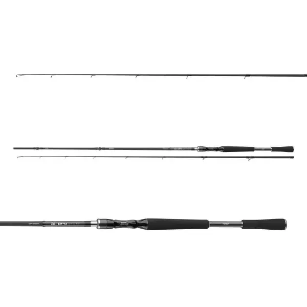 Produit De Marque DAIWA Pro Staff Baitcast, 2,4m, 7,87ft, 14-56g, 2 elements, Canne à pêche Baitcast, extra rapide, 11322-247