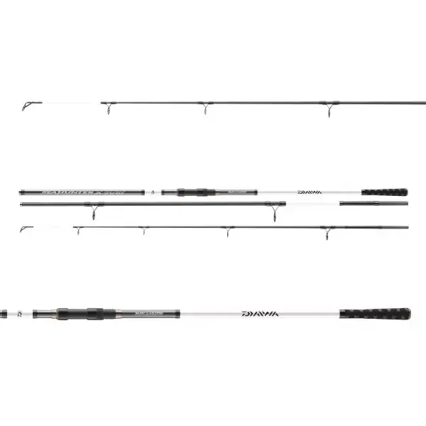 Acheter En Ligne DAIWA Seahunter X Surf, 100-250g, 3 elements, Canne à Pêche de Surf, progressif