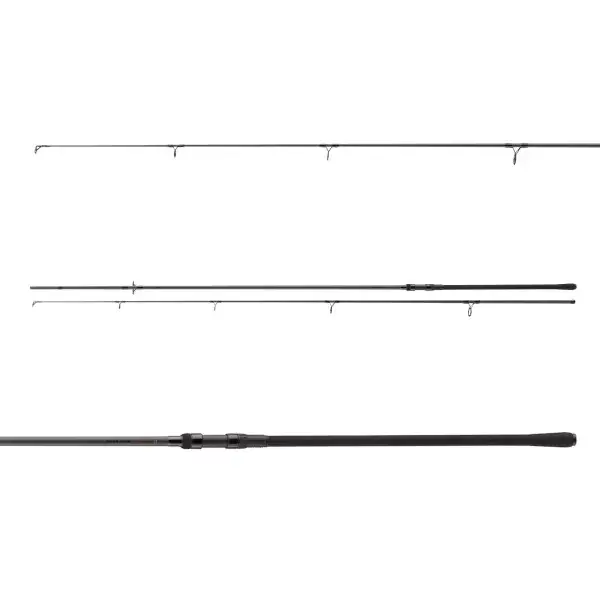 Prix Réduit DAIWA Black Widow XT Carp 2-SECT., 2 elements, Canne à pêche à la carpe, progressif