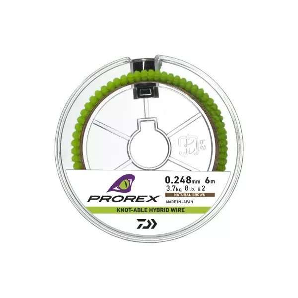 Must-Have DAIWA Prorex Hybrid, 6m, marron, Fil de corps de ligne, nouable