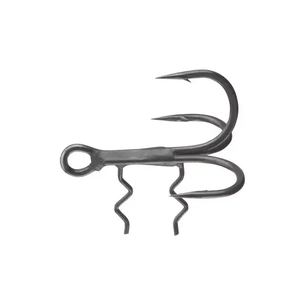 DAIWA Prorex Assist Treble Hook SaqSas, Crochets triples, gris Prix Bas