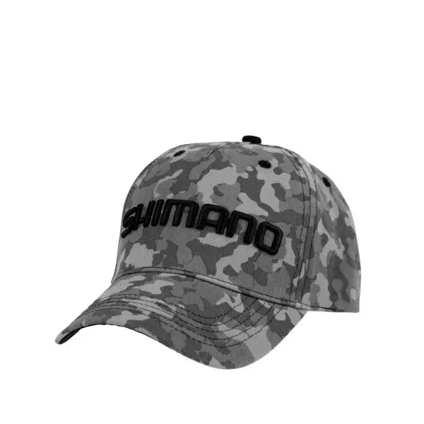 Top Vente SHIMANO Capuchon, gris-camouflage, SHCAPGCA