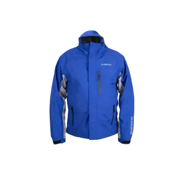 Dernier Modèle SHIMANO Veste de pluie, bleu, non rembourré