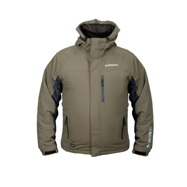Authentique SHIMANO Veste de pluie, vert, Rembourré